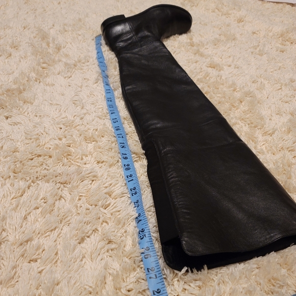 Stuart Weitzman Hilo Boots Black Leather - Picture 10 of 12